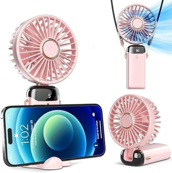 Neck Fan,5 Speed Modes,Strong Airflow - Image 5