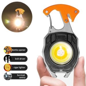 4 in 1 LED Rechargeable Keychain Light