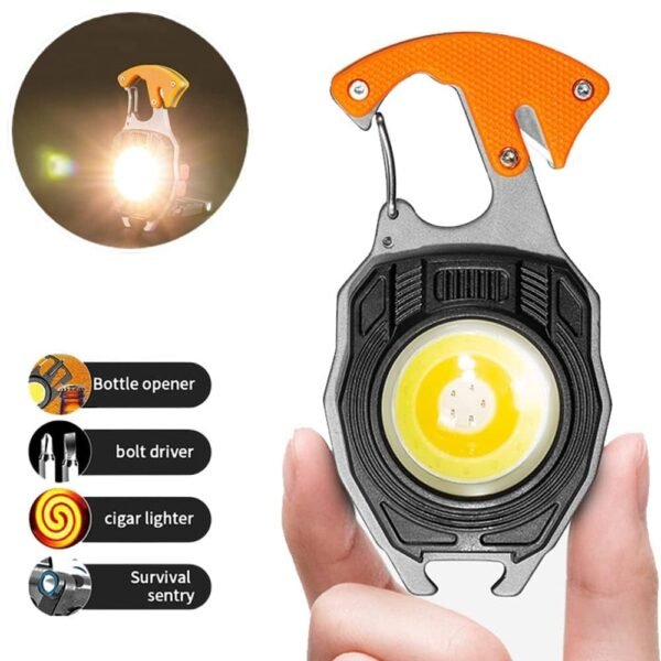4 in 1 LED Rechargeable Keychain Light