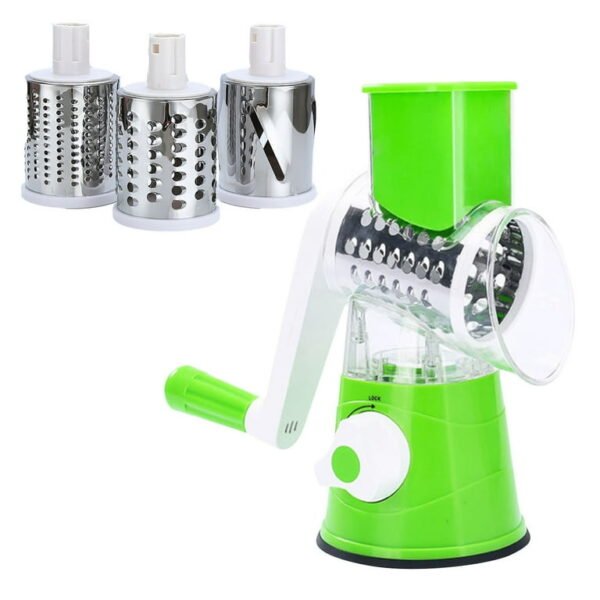 Multifunctional 3 in 1 Vegetable Drum Cutter Grater - Image 14