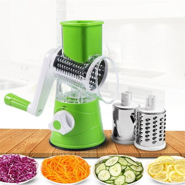 Multifunctional 3 in 1 Vegetable Drum Cutter Grater - Image 12