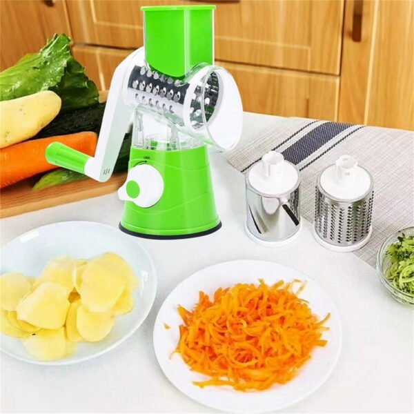 Multifunctional 3 in 1 Vegetable Drum Cutter Grater - Image 11