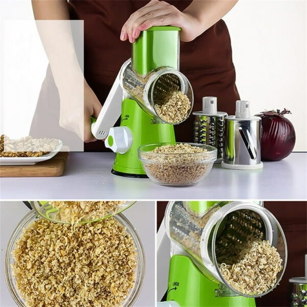 Multifunctional 3 in 1 Vegetable Drum Cutter Grater - Image 10