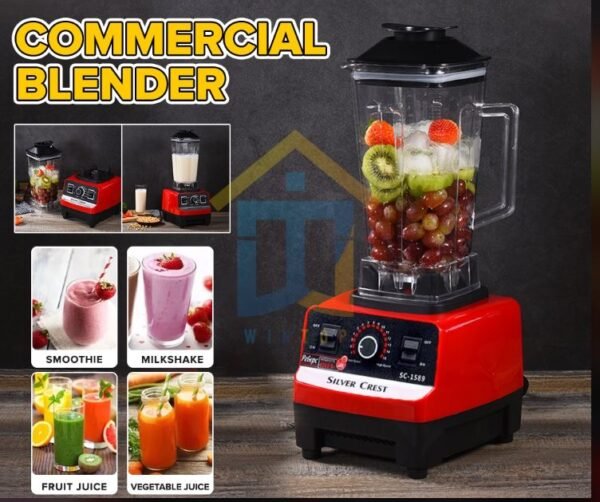 New Silver crest-Multi-Functional 2-in-1 blender 2L - Image 4