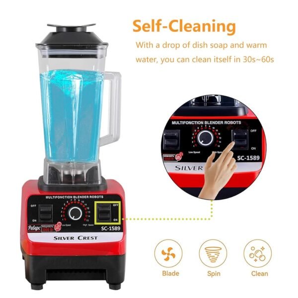 New Silver crest-Multi-Functional 2-in-1 blender 2L - Image 10