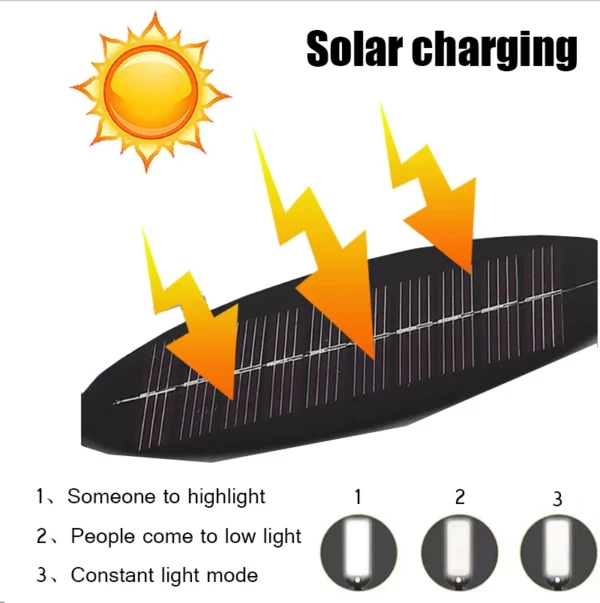 Outdoor Solar Powered Sensor Street Light - Image 6