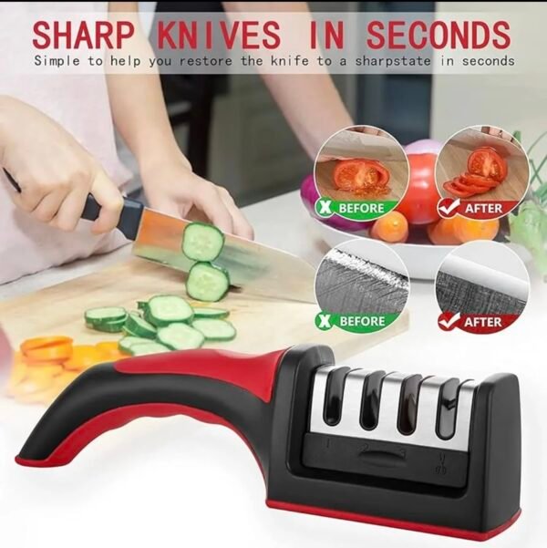 3-in-1 Manual Knife Sharpener – - Image 6