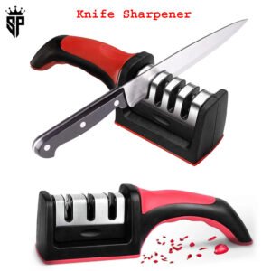 3-in-1 Manual Knife Sharpener –