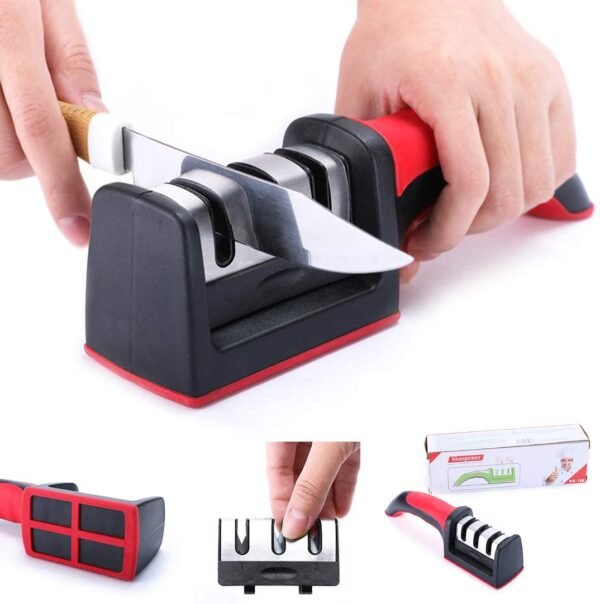 3-in-1 Manual Knife Sharpener – - Image 5