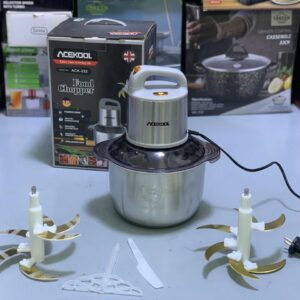 Acekool Super Crest 5 Liter Meat Chopper with 6 Blades and 2 Speed Levels